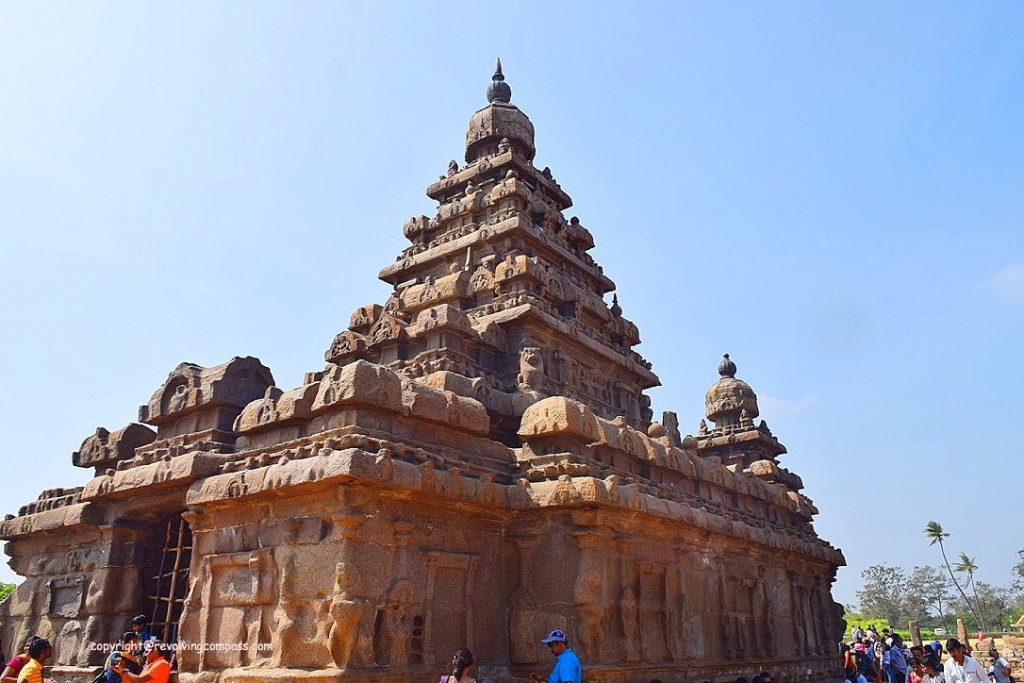 Shore Temple, Mahabalipuram, Tamil Nadu, India, Monument, Hindu, Religion